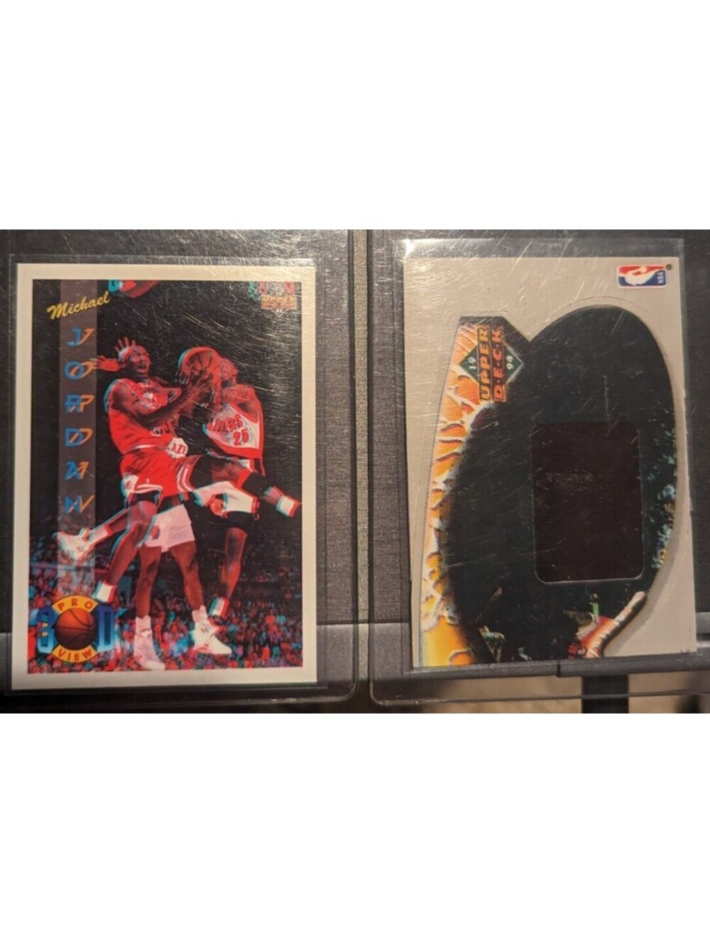 1993-94 Upper Deck Pro View 3D Michael Jordan #23 Chicago Bulls Rare 3-D Glasses